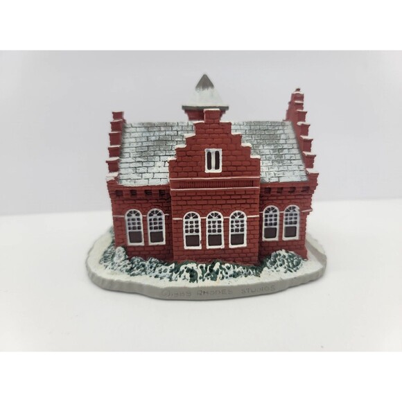 Norman Rockwell's Main Street houses "The Town Offices" Figurine Village 1989 - Picture 4 of 5